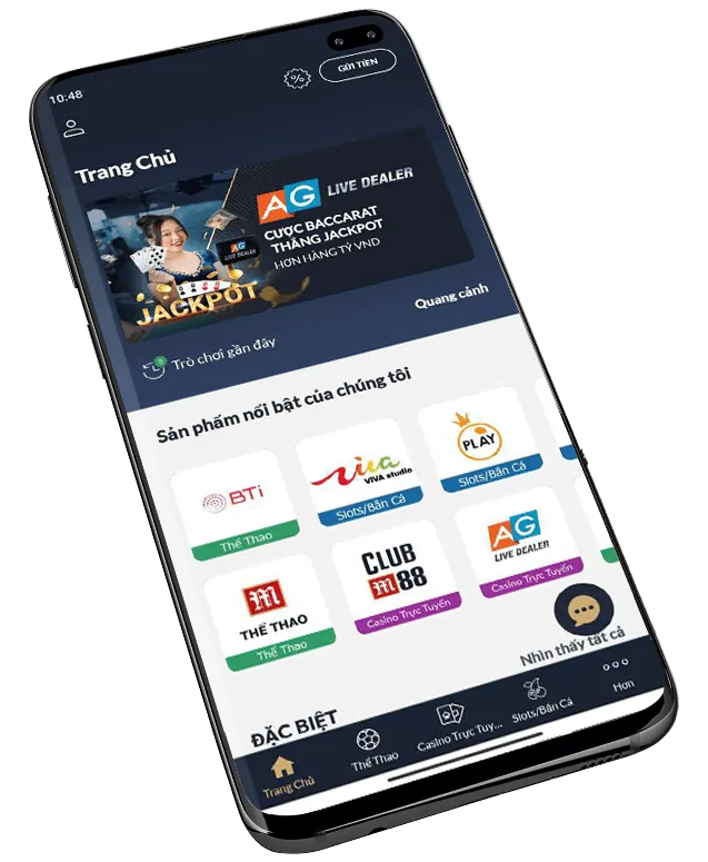 Giao diện cá cược thể thao 18win3 nổ hũ trên điện thoại di động